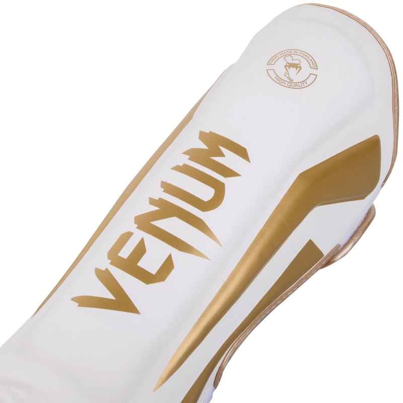 Venum - protège-tibia / Elite / Blanc-Noir / Medium