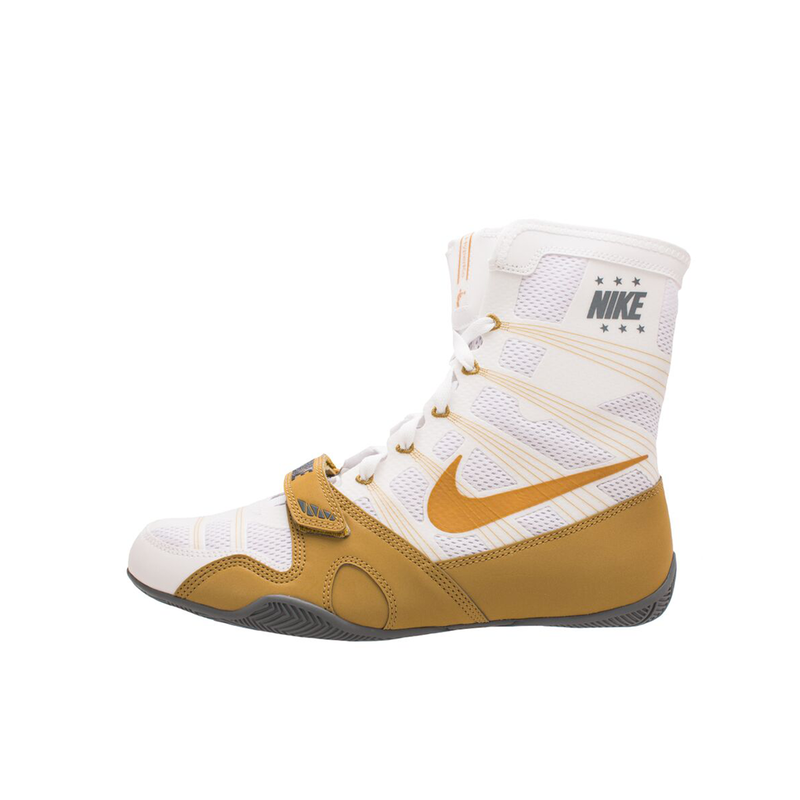 Chaussures NIKE HyperKO Blanche Or 107 boxing shop