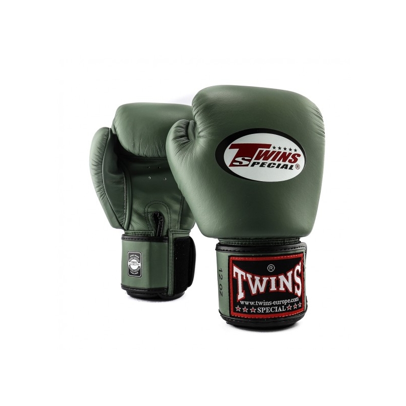 Gants de Boxe d'entrainement TWINS BG Vert foncé 