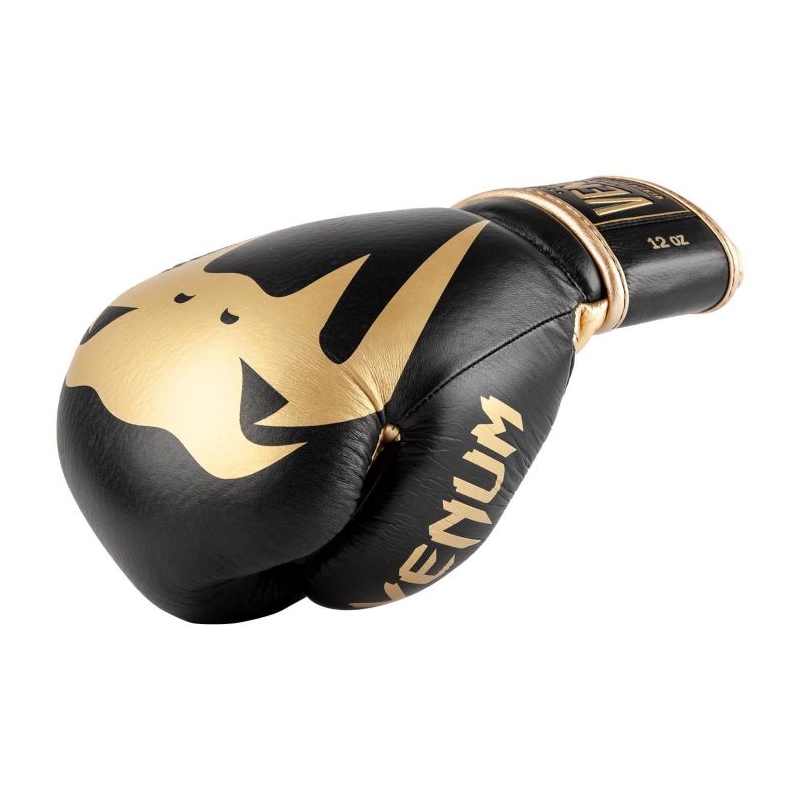 GANTS DE BOXE PRO VENUM GIANT 2.0 - VELCRO Noir/Or 