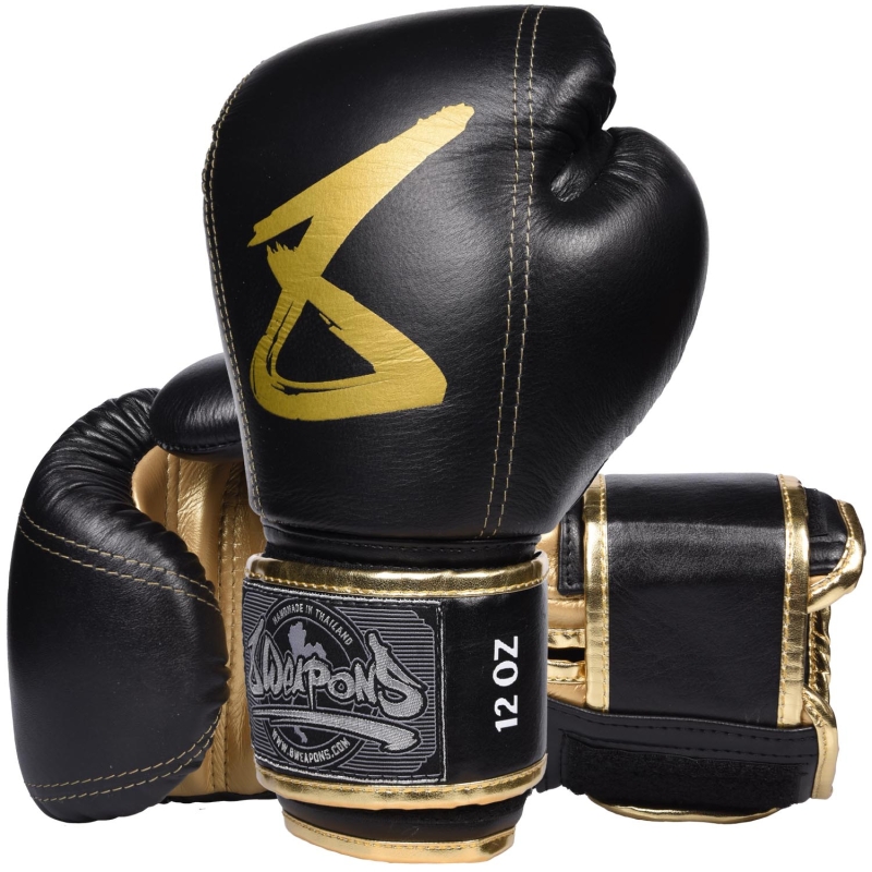 Gants de boxe Muay Thai Kick Boxing Cuir Sparring Heavy Bag