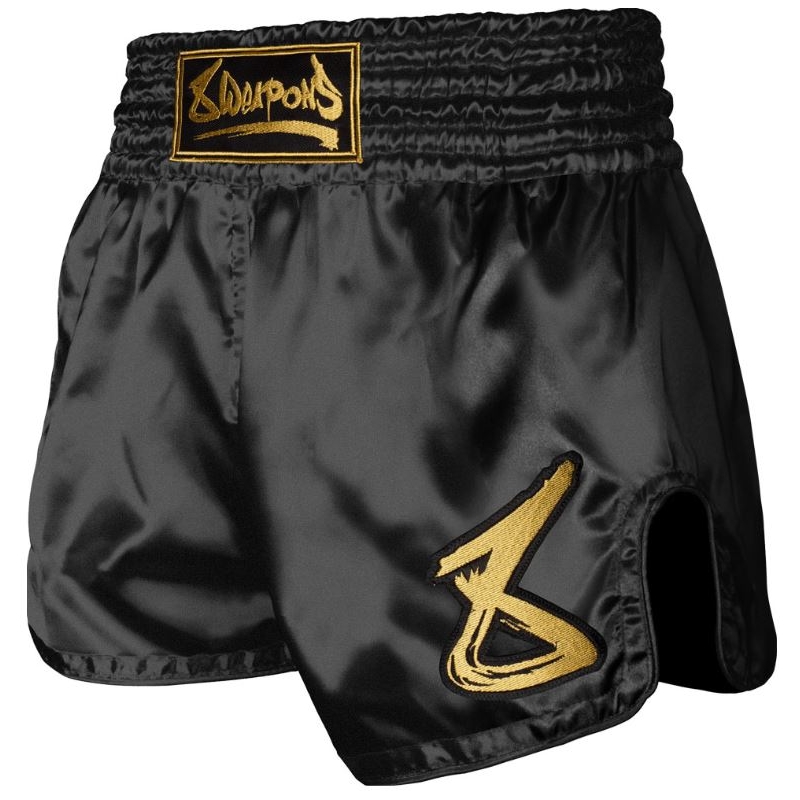 Short Boxe Anglaise noir/or