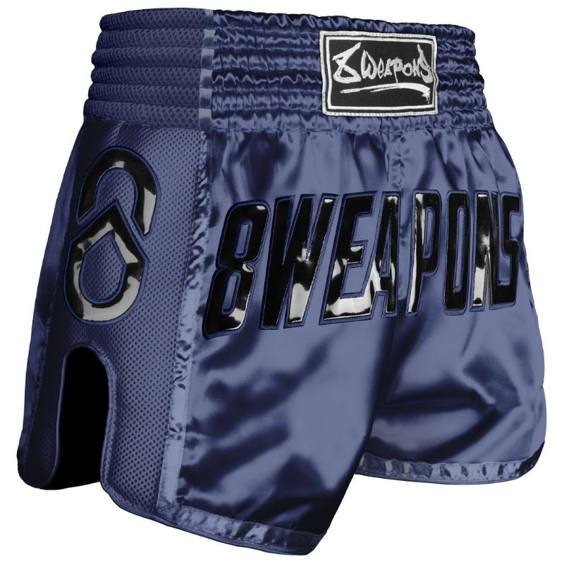 Short de Muay Thai 8 Weapons Super Mesh - Grand Bleu 