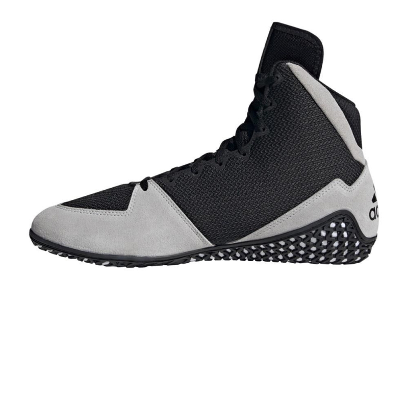 Chaussure de lutte ADIDAS MAT WIZARD 5 NOIR BLANCHE boxing shop