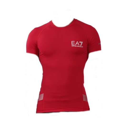 Tshirt ARMANI EA7 Tech - Rouge