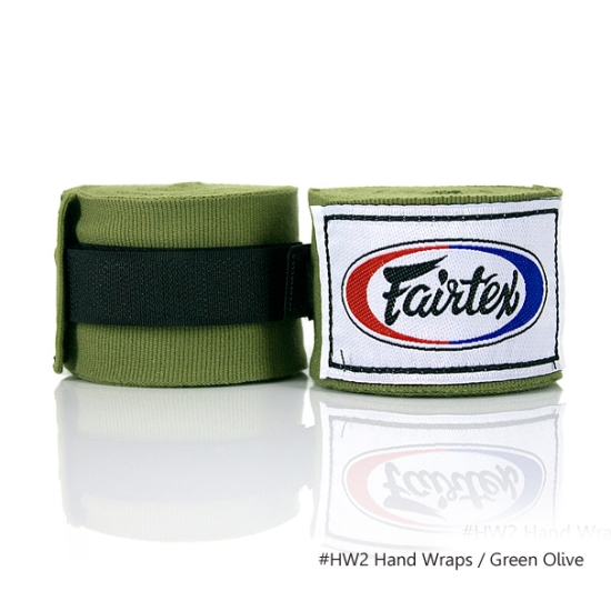 Bandes de boxe FAIRTEX Green Olive