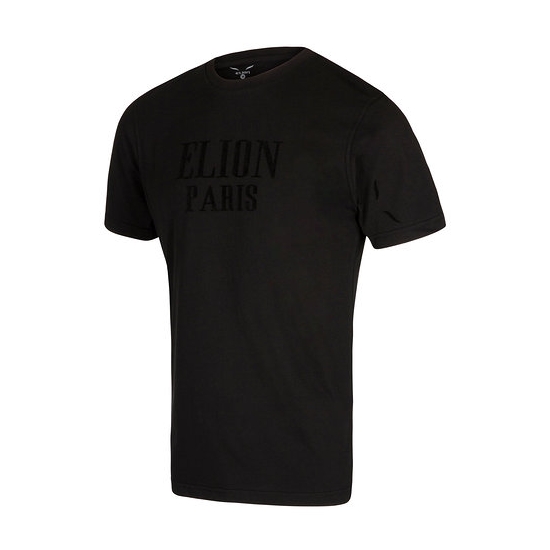 T-Shirt ELION PARIS Noir/ Velour Noir